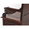 Image 10 : Winged Griffin Carved Walnut Bench
