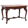 Image 1 : Carved Mahogany Center Table