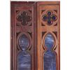 Image 3 : Gothic Carved Walnut Interior Shutters