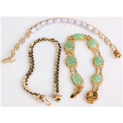 3 Pcs. 14K Gold Bracelets