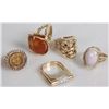 Image 1 : 5 Pcs. 14K Gold Rings