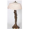 Image 10 : Pittsburgh Reverse Painted Table Lamp