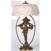 Image 3 : Pittsburgh Reverse Painted Table Lamp