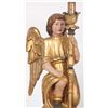 Image 3 : Figural Carved & Polychromed Torchiere