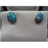 Image 2 : Brand new fire opal earrings in silver