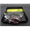 Image 1 : Hand set 3 frog crystal bangle