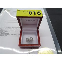 Ladies cluster ring set with 92 diamonds!!