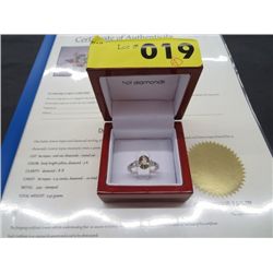 Yellow topaz gemstone ring