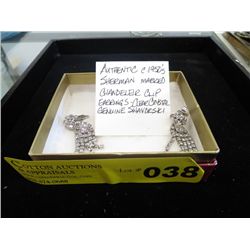 Pair of vintage "Sherman", Chandelier Earrings