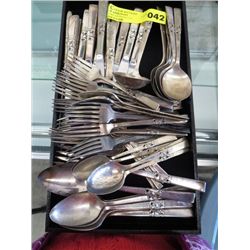 Silver plate flatware
