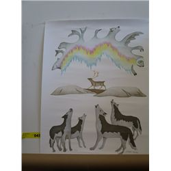 Mabel Nigiyok "Wishing for Food" - unframed