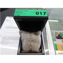 10 kt gold diamond tennis bracelet