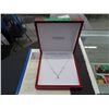 Image 1 : Blue topaz & diamond necklace