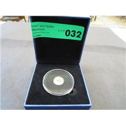 Rare 2012 solid gold Year of the Dragon coin