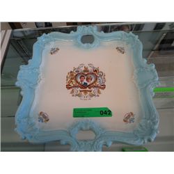 15" square Commemorative plates