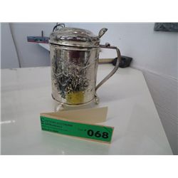 Silver plated tankard
