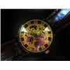 Image 2 : Mechanical man's Skeleton Watch with window back