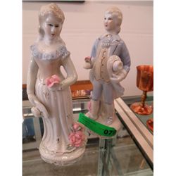 China figurines 10" tall