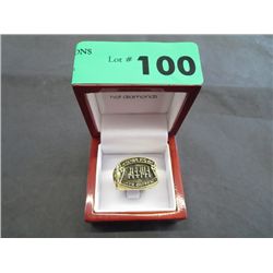 Men's Ring, Solid Bronze, Ed Hardy biker style wit"