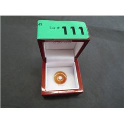 Lot of 1 Loose Citrine, donut-shape