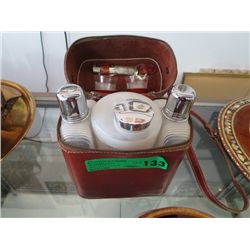 Vintage traveling cocktail making set