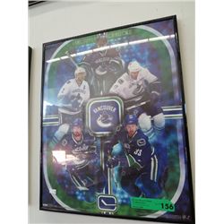 Framed Vancouver Canucks 2008 picture