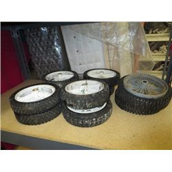 6 lawnmower wheels