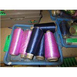 Tray containing Serger thread