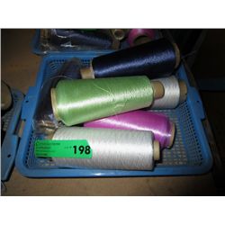 Tray containing Serger thread