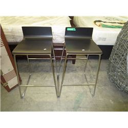 Pair of contemporary bar stools