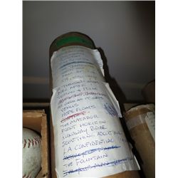 Tube of movie posters