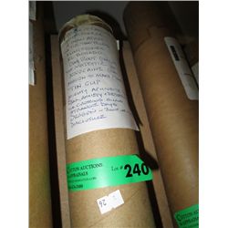 Tube of movie posters