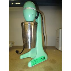 Green Hamilton beach milk shake machine