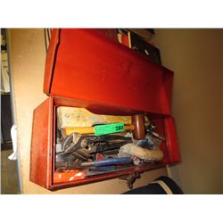 Tool box with tools