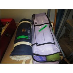 Portable Orthoseat & carry case with yoga mats