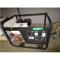 Gas generator with manual