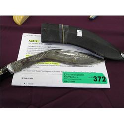 Kukri knife and sheath