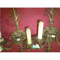 Pair of vintage wall sconces