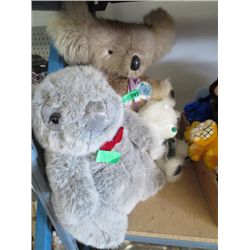 Three stuffed animals