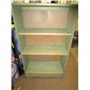 Image 1 : Wood shelf stained green