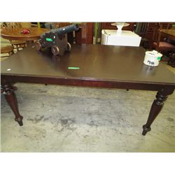 Wooden dining table