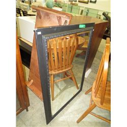 Mirror with black frame 29" x 40"