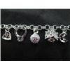 Image 2 : Multi-charm bracelet with 12 charms. New