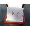 Image 2 : White topaz & diamond earrings