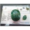 Image 2 : 116 carat oval cut certified emerald