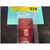 Image 1 : Solid .999 gold - certified & numbered gold bar