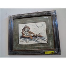 "El Tigre" by Dave Bartholet - Framed