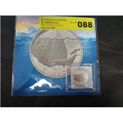 Uncirculated 2013 Canadian $20.00 Coin
