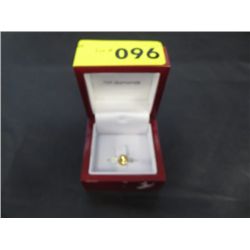 Diamond and Citrine ring
