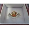 Image 2 : Diamond and Citrine ring